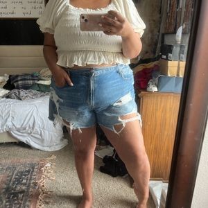 American Eagle distressed shorts size 24